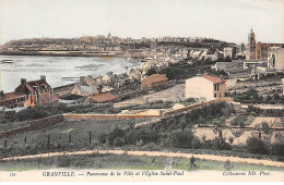 GRANVILLE - Panorama De La Ville Et L'Eglise Saint Paul - Très Bon état - Granville