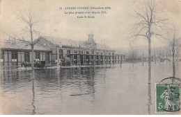 ANGERS Inondé 1910 - Gare Saint Serge - Très Bon état - Angers