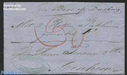Netherlands 1869 Invoice Sent From Amsterdam To Arnhem By Ship To Doesburg (Schroefboot), Postal History, Transport - .. - Briefe U. Dokumente