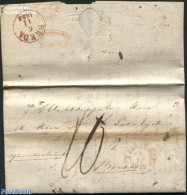 Netherlands 1853 Letter From Steenbergen Via S-Hertogenbosch To Breda, Postal History - Briefe U. Dokumente