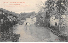 ANGERS - Inondations De Janvier 1910 - Au Pont Brionneau - Très Bon état - Angers