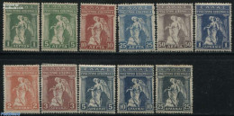 Greece 1917 Definitives 11v, Unused (hinged) - Ungebraucht