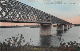SAUMUR - Le Pont Du Chemin De Fer Et La Loire - Très Bon état - Saumur