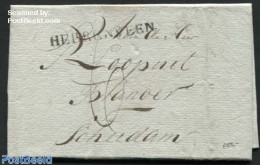 Netherlands 1821 Letter From Heerenveen To Schiedam, Postal History - ...-1852 Precursori