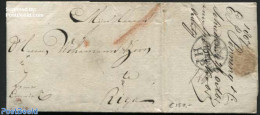 Netherlands 1807 Letter From Schiedam To Riga (postmark: Schiedam HP), Postal History - ...-1852 Precursores