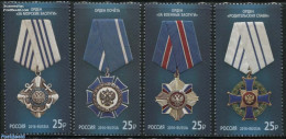 Russia 2016 Medals 4v, Mint NH, History - Decorations - Militaria