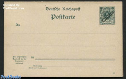 China (before 1949) 1899 German Post, Reply Paid Postcard  5/5pf, Unused Postal Stationary - Other & Unclassified