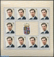 Luxemburg 1999 Prince Guilaume M/s, Mint NH, History - Kings & Queens (Royalty) - Nuevos