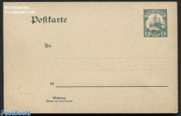 Germany, Colonies 1905 Kiautschou, Postcard 2c, Unused Postal Stationary, Transport - Ships And Boats - Boten