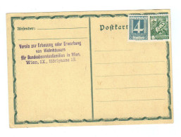 Österreich, Ca.1934, Ungebr. Postkarte, Frankiert Mit MiNr.450+572 (12469G) - Postcards