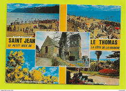 50 SAINT JEAN LE THOMAS Vers Saint Pair Sur Mer Avranches Le Petit Nice De La Côte De La Manche 5 Vues N°106 Baignade - Saint Pair Sur Mer