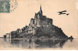 MONT SAINT MICHEL - Forest, Sur Biplan Voisin - état - Le Mont Saint Michel