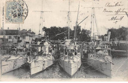 CHERBOURG - Les Contre Torpilleurs De L'Escadre Du Nord Dans Le Bassin Du Commerce - Très Bon état - Cherbourg