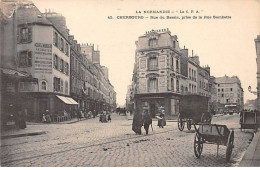 CHERBOURG - Rue Du Bassin, Prise De La Rue Gambetta - Très Bon état - Cherbourg