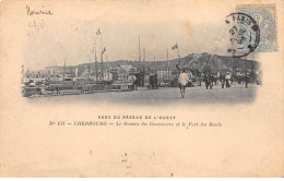 CHERBOURG - Le Bassin Du Commerce Et Le Fort Du Roule - état - Cherbourg