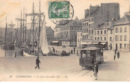 CHERBOURG - Le Quai Alexandre III - état - Cherbourg