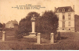 SAINT SAUVEUR LE VICOMTE - Statue De Barbey D'Aurevilly - La Mairie Et Le Village - Très Bon état - Saint Sauveur Le Vicomte