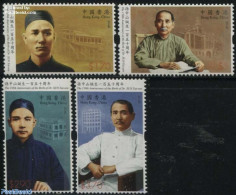 Hong Kong 2016 Sun Yat-sen 4v, Mint NH, History - Various - Politicians - Joint Issues - Ongebruikt