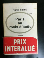 René Fallet Paris Au Mois D'aout - Otros & Sin Clasificación