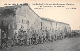 Environs De SAINTE MENEHOULD - En Champagne - Détachement De 350 Prisonniers Faits Par La Coloniale - Très Bon état - Other & Unclassified