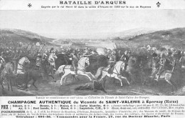 Bataille D'ARQUES - Champagne Authentique Du Vicomte De SAINT VALERIE à Epernay - Très Bon état - Other & Unclassified