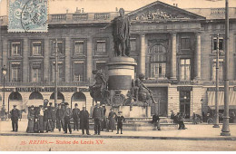 REIMS - Statue De Louis XV - Très Bon état - Reims