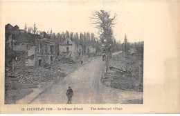 COURTEAU 1918 - Le Village Détruit - Très Bon état - Other & Unclassified