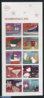 Netherlands 2016 December Stamps 10v M/s, Mint NH, Religion - Sport - Christmas - Skating - Ungebraucht