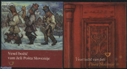 Slovenia 2016 Christmas 2 Booklets, Mint NH, Religion - Christmas - Stamp Booklets - Christmas