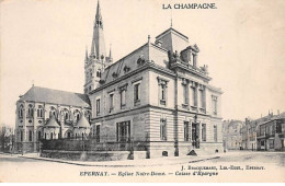 EPERNAY - Eglise Notre Dame - Caisse D'Epargne - Très Bon état - Epernay