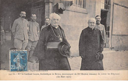 Mgr Cardinal Luçon, Archevêque De REIMS, Accompagné De Mgr Neveux Viennent De Visiter Les Hôpitaux 1918 - Très Bon état - Reims