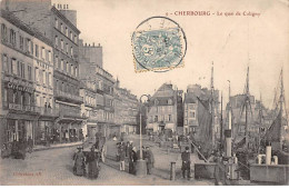 CHERBOURG - Le Quai Coligny - Très Bon état - Cherbourg