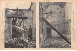 REIMS Dans Ses Années De Bombardement 1914 15 16 - L'Hôpital Civil Incendié Par Les Allemands - Très Bon état - Reims