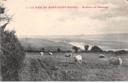 La Baie Du MONT SAINT MICHEL - Moutons Au Pâturage - Très Bon état - Le Mont Saint Michel