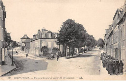 COUTANCES - Embranchement De Saint Lô Et Carentan - Très Bon état - Coutances