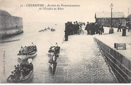 CHERBOURG - Arrivée Des Permissionnaires De L'Escadre Au Béton - Très Bon état - Cherbourg