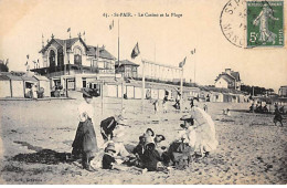 SAINT PAIR - Le Casino Et La Plage - Très Bon état - Saint Pair Sur Mer