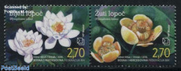 Bosnia Herzegovina - Croatic Adm. 2016 Water Lilies 2v [:], Mint NH, Nature - Flowers & Plants - Bosnie-Herzegovine
