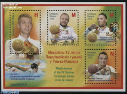 Belarus 2016 Paralympic Medallists S/s, Mint NH, Health - Religion - Sport - Disabled Persons - Pope - Olympic Games -.. - Handicap