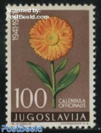 Yugoslavia 1961 100D, Stamp Out Of Set, Mint NH, Nature - Flowers & Plants - Ongebruikt
