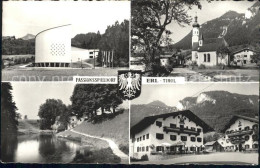 72179484 Erl Tirol Passionsspieldorf Kirche Fluss Gasthof Erl - Autres & Non Classés