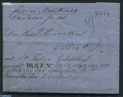 Netherlands 1883 Folding Invoice From Delft To Beek, Postal History - Briefe U. Dokumente