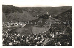 72179478 Cochem Mosel Blick Von Der Umkehr Schloss Cochem - Cochem