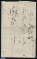 Netherlands 1828 Folding Cover From Breda To Made, Postal History - ...-1852 Precursores