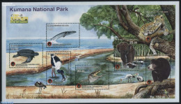 Sri Lanka (Ceylon) 2016 Kumana National Park S/s, Mint NH, Nature - Animals (others & Mixed) - Bears - Birds - Cat Fam.. - Sri Lanka (Ceylon) (1948-...)
