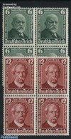 Germany, Empire 1936 Automobile Expo 2v, Blocks Of 4 [+], Mint NH, Science - Transport - Inventors - Automobiles - Nuevos