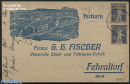 Switzerland 1925 Postcard To Zurich, Postal History - Briefe U. Dokumente