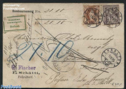Switzerland 1896 Refused Remboursement Card From Fehraltorf, Postal History - Briefe U. Dokumente