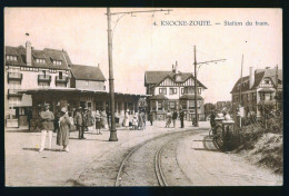 1051 - BELGIQUE - KNOCKE-ZOUTE - Station Du Tram - Knokke
