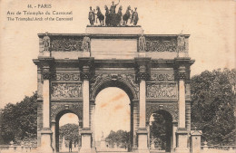 75-PARIS ARC DE TRIOMPHE DU CARROUSEL-N°T5322-A/0369 - Arc De Triomphe